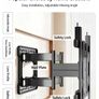 Besi 8-arm full motion TV wall bracket Image 2