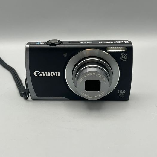 Canon PowerShot A3500 IS 16MP Digital Camera Black - Full Kit