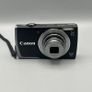 Canon PowerShot A3500 IS 16MP Digital Camera Black - Full Kit Image 2