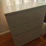 IKEA Malm 4 Drawer Chest - white Image 3