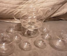 Glass Infusion T- Pot and cup's