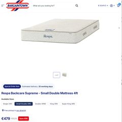 Respa Backcare Supreme Mattress 4ft