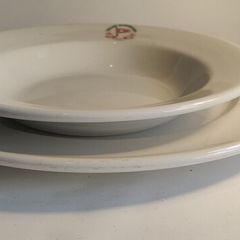Titanic Queenstown Dinner Plate + Soup/salad Bowl