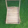 Wooden garden drinks trolley with removable tray Image 2