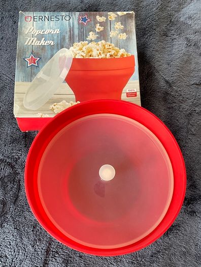 Popcorn Microwave, Foldable Popcorn Maker, Silicone Popcorn Container, Collapsible Design