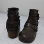 Schuh Blowfish Malibu Wedge Leather Boots, NEW Image 7