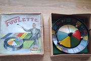 Vintage  POOLETTE 1950's Bakelite Roulette Wheel  Gambling set  Boxed