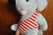 Vintage Coca-Cola elephant soft toy