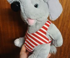 Vintage Coca-Cola elephant soft toy