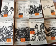 1960s 8 Classic Works of Literature in German Language. German Books. Vintage.