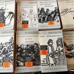 1960s 8 Classic Works of Literature in German Language. German Books. Vintage.