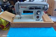 Novum Electric Sewing Machine with Sew-Tric Motor with Pedal and power supply, Round Pin Plug, A true Blast from the Past