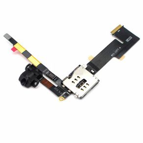 Audio Jack Flex Cable with 3G Card Holder Connector for iPad 2 3G - #170446