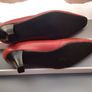 Vintage Style Emdale Red kitten heel court shoes size 5 Image 4
