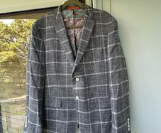 Tallia The Mason Fit Plaid Blazer Jacket  Size EU 52 Excellent Condition