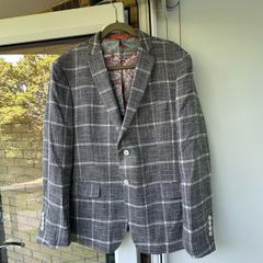 Tallia The Mason Fit Plaid Blazer Jacket  Size EU 52 Excellent Condition