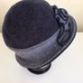 Ladies Cloche Bucket 100% Wool Hat 1940s Style Image 5