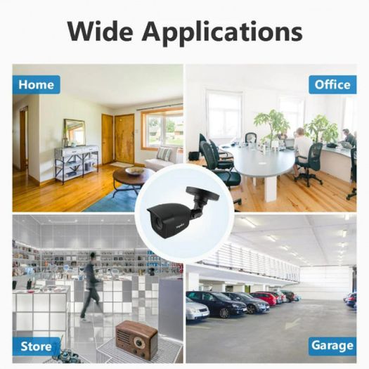 27611 SANNCE 4PCS 2.0MP 1080P TVI CCTV Surveillance Security Camera Indoor Outdoor IR Night Vision with BNC cable