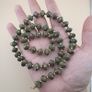 Vintage Venetian Gabri style Gabri Eyes Glass Beads Necklace 22 inches Image 7