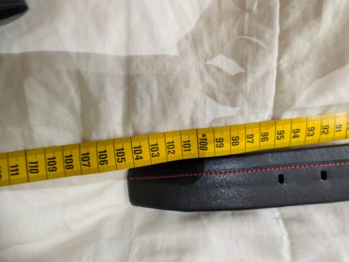 Tumi Leather Casual Belt Black