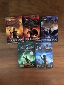Complete set of Percy Jackson books - older child or teen