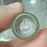 467 - Set of 6 Vintage Clear Glass Cork Screw Top Collectible Decorative Bottles Image 3