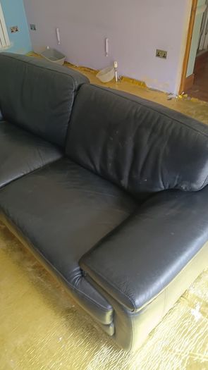 leather sofa