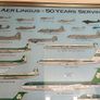 Rare 1986 Aer Lingus Golden Jubilee Framed Lithograph Poster Image 3