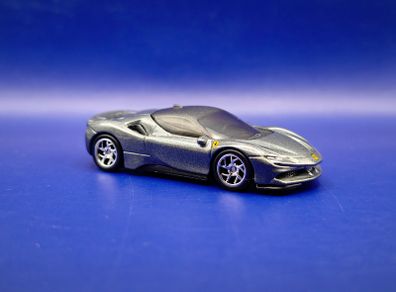 Hot Wheels Ferrari SF90 Stradale with custom wheels.