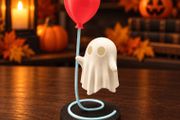Ghost with Balloon - 3D - Halloween Decor