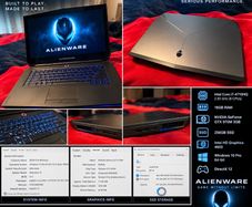 Gaming laptop Alian touch screen