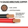 12/24V Heavy Duty Male To Male Car Plug Cable Charger Cord Image 5