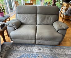 Leather Sofa Recliner - 2 Seater