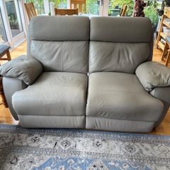 Leather Sofa Recliner - 2 Seater