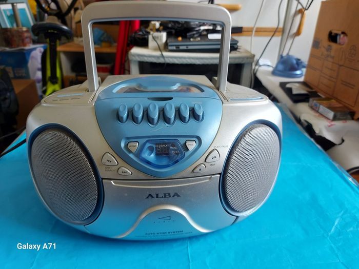 ALBA Portable CD RADIO CASSETTE Player, everything works fine, Radio, CD & Tape