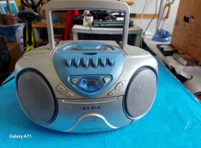 ALBA Portable CD RADIO CASSETTE Player, everything works fine, Radio, CD & Tape