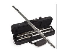 Windsor MI-1002 Student Nickel Plated Flute With Split E Key Includes Hard Case
