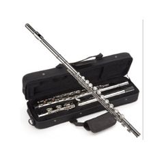 Windsor MI-1002 Student Nickel Plated Flute With Split E Key Includes Hard Case