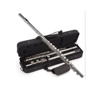 Windsor MI-1002 Student Nickel Plated Flute With Split E Key Includes Hard Case