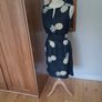 Navy Hobbs Linen Dress Size 12 Image 10