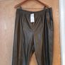 Primark  Faux Leather  Trousers.  S. XL - 18-20.  B.N.W.T. Image 2