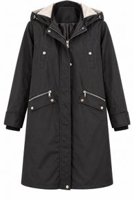 Mint Velvet Black Parka