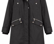 Mint Velvet Black Parka