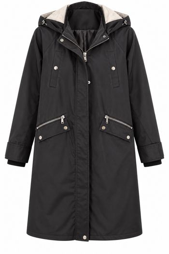 Mint Velvet Black Parka