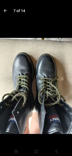 Tommy Jeans leather boots  Excellent condition