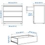 Ikea Malm Chest of Drawers Image 3