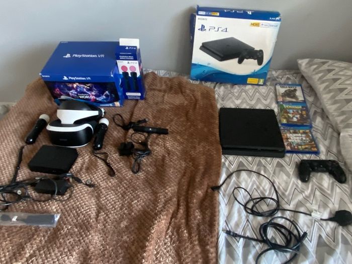 Complete Ps4 Vr Bundle - Everything Included