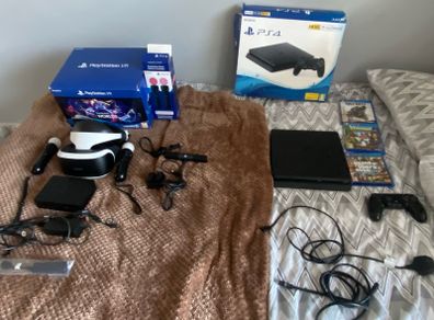 Complete Ps4 Vr Bundle - Everything Included