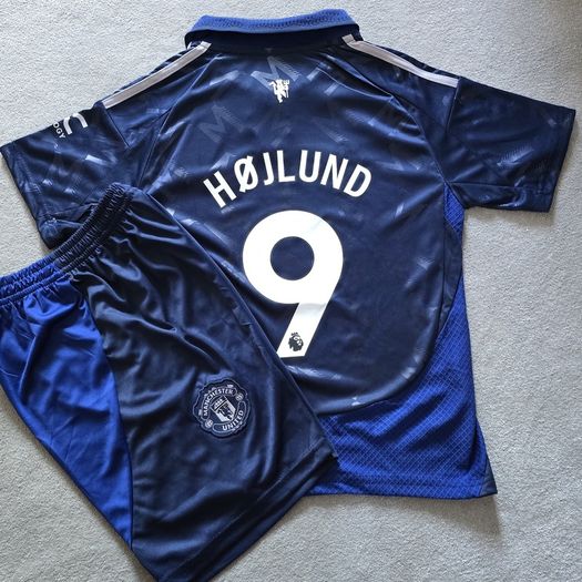 Hojlund kids football kit Manchester United 24-25 Last season clearance price Jersey