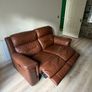 Brown Leather couch Image 4